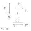 Tizio 35 de table Artemide Richard Sapper dimensions