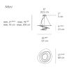 Pirce Suspension Mini Artemide Lighting Dimensions