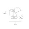 Tolomeo Clip Artemide Lighting Dimensions