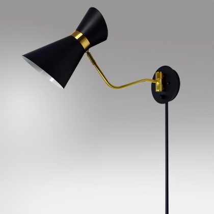 Lucie applique murale style mid-century