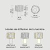 Slamp Accordeon lampe de table dimensions