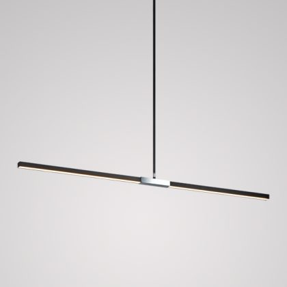 Linéaire Noir Chrome 48po