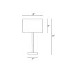 Ellis lampe de table dimensions