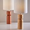 James lampe de table en bois