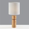 James lampe de table en bois naturel